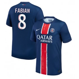 Paris Saint-Germain Fabian Ruiz #8 Hemmakläder 2024-25 Kortärmad